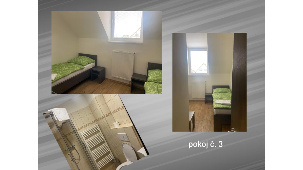 Dvoulůžkový pokoj se samostatnými postelemi – pokoj č. 3
