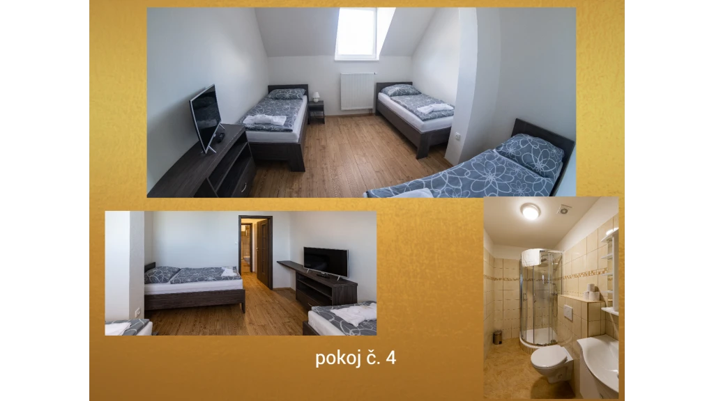 Pokoj se samostatnými postelemi – pokoj č. 4