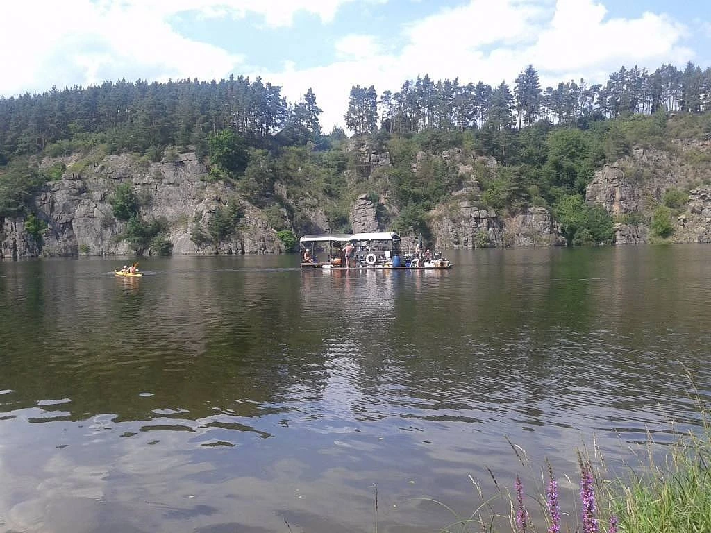 Chata přímo u vody Slapská přehrada - Hřiměždice