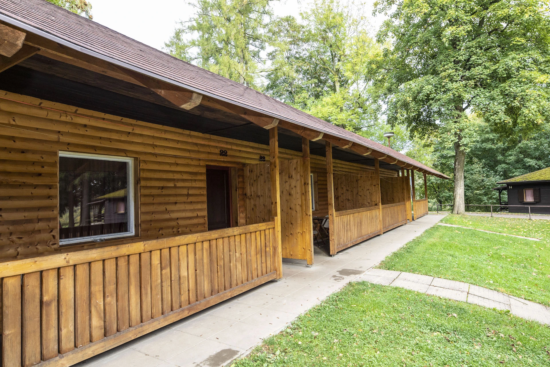 1× Třílůžkový pokoj - bungalov