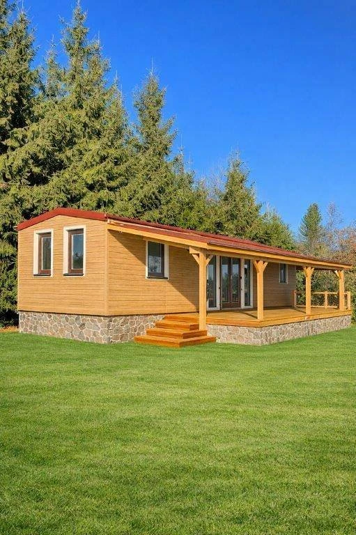 Mobilní dům u Čáslavického rybníka