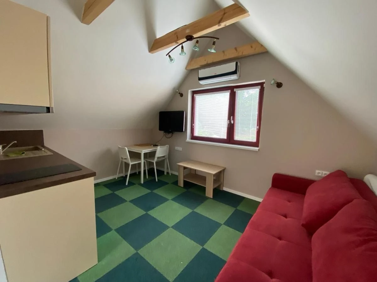 Studio s výhledem na rybník