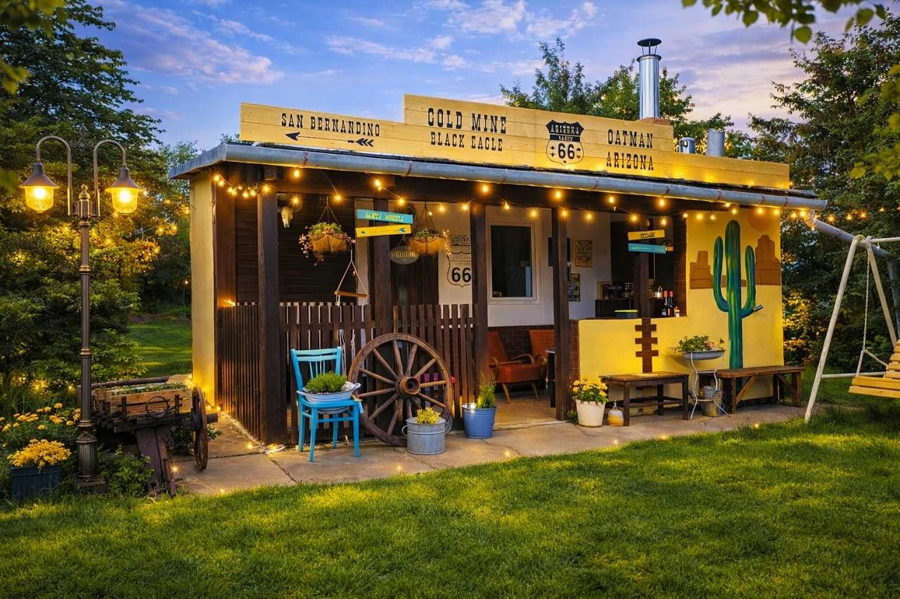Zlatokopecká chata Arizona na Ranch 66
