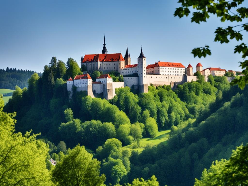 Státní hrad Veveří - národní kulturní památka na jižní Moravě