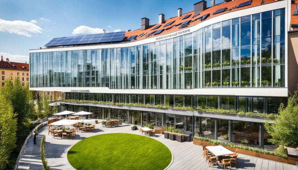 zelený hotel Adalbert Praha zelený hotel Adalbert Praha